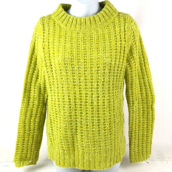 Anthropologie Field Flower Green Pullover Knit Sweater size S - Picture 1 of 7